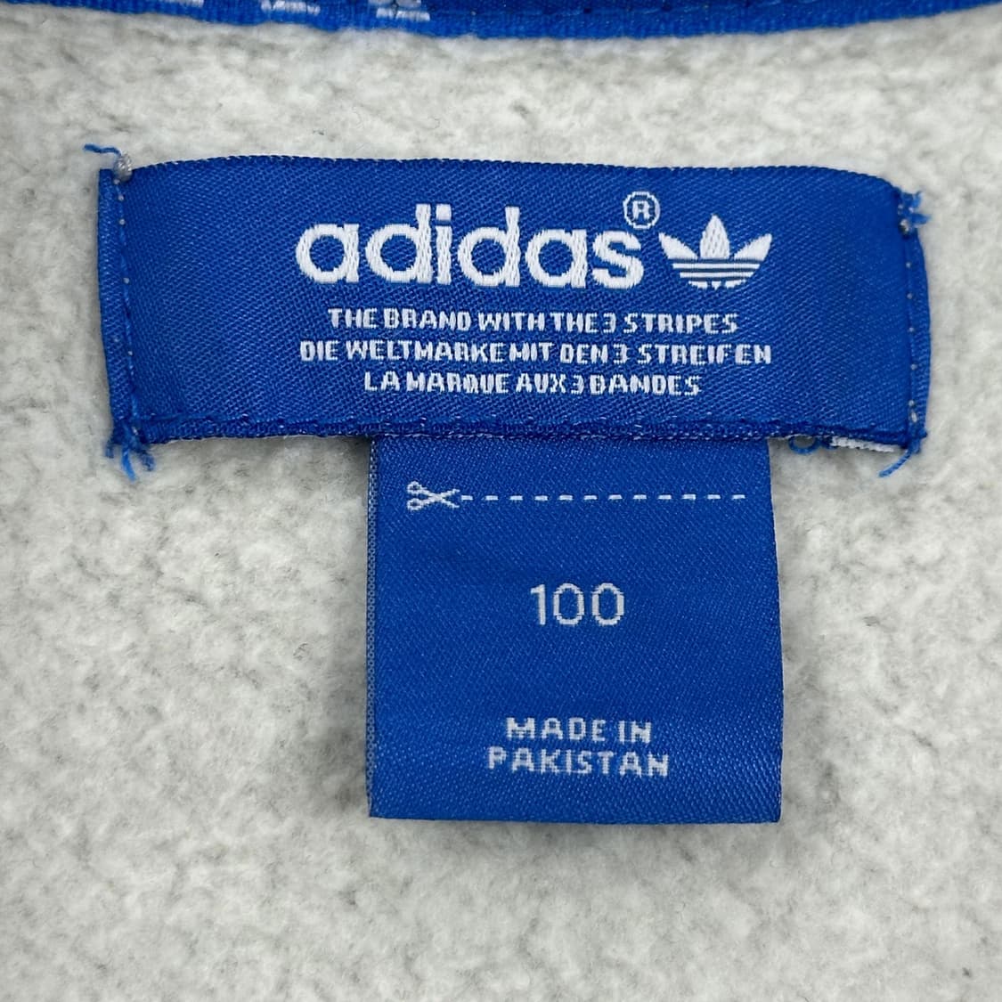 아디다스 트레포일 빅로고 그레이 맨투맨 (L) 상품이미지5