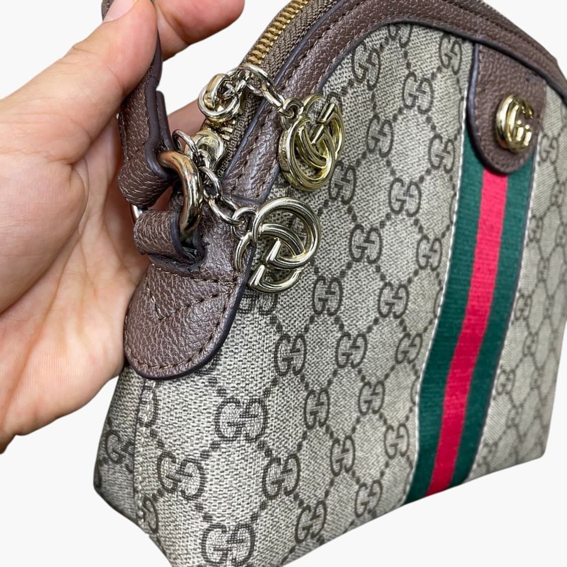 구찌 Gucci 오피디아 GG 슈프림 웹 스트라이프 크로스백 상품이미지4