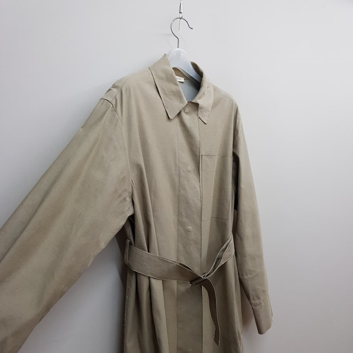 한섬 더캐시미어 벨티드 롱코트 82-94-160사이즈 상품이미지3