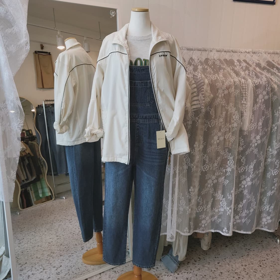 데님 오버롤 팬츠 상품이미지3