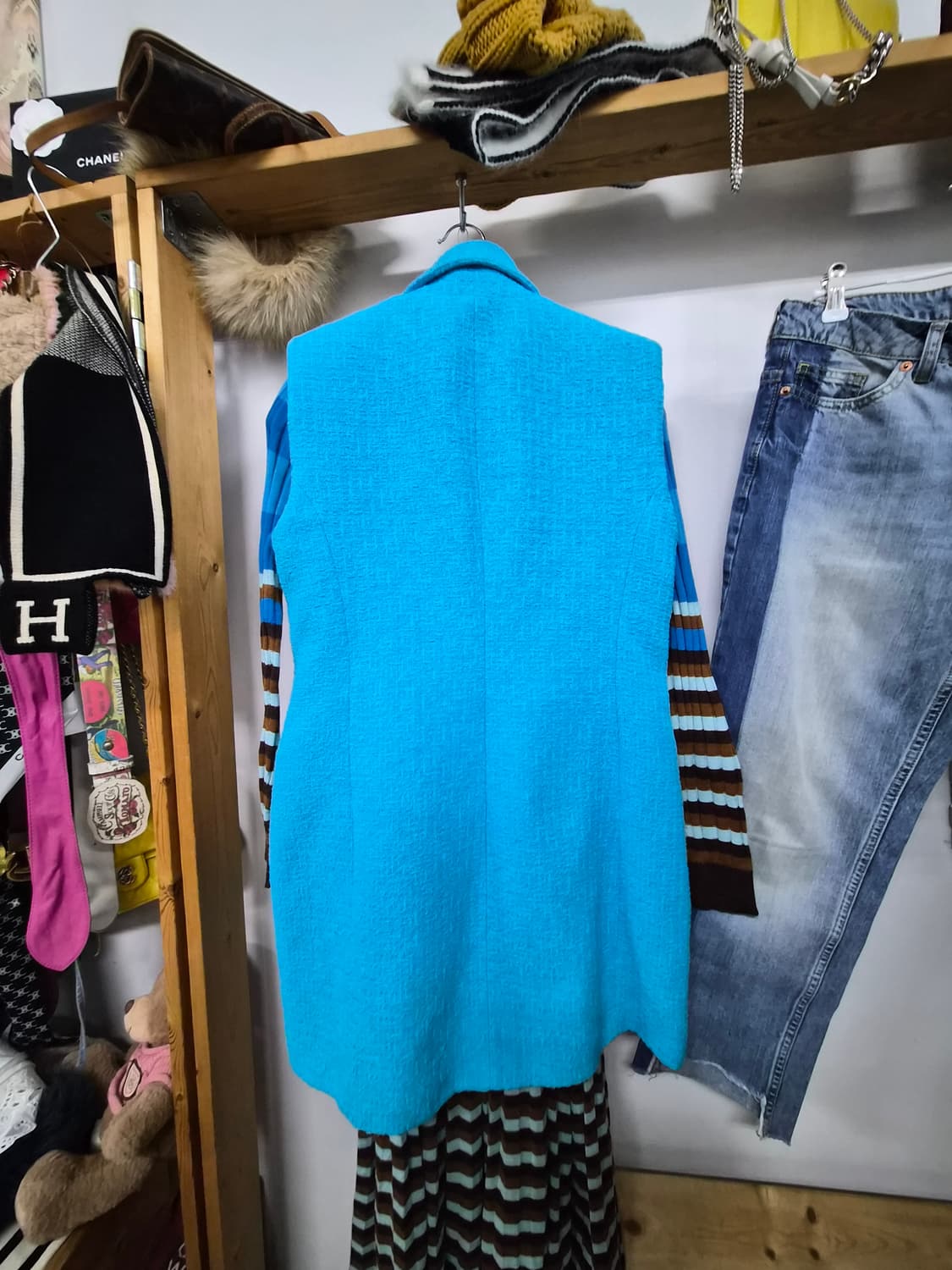 자라 트위드 롱 베스트 상품이미지7