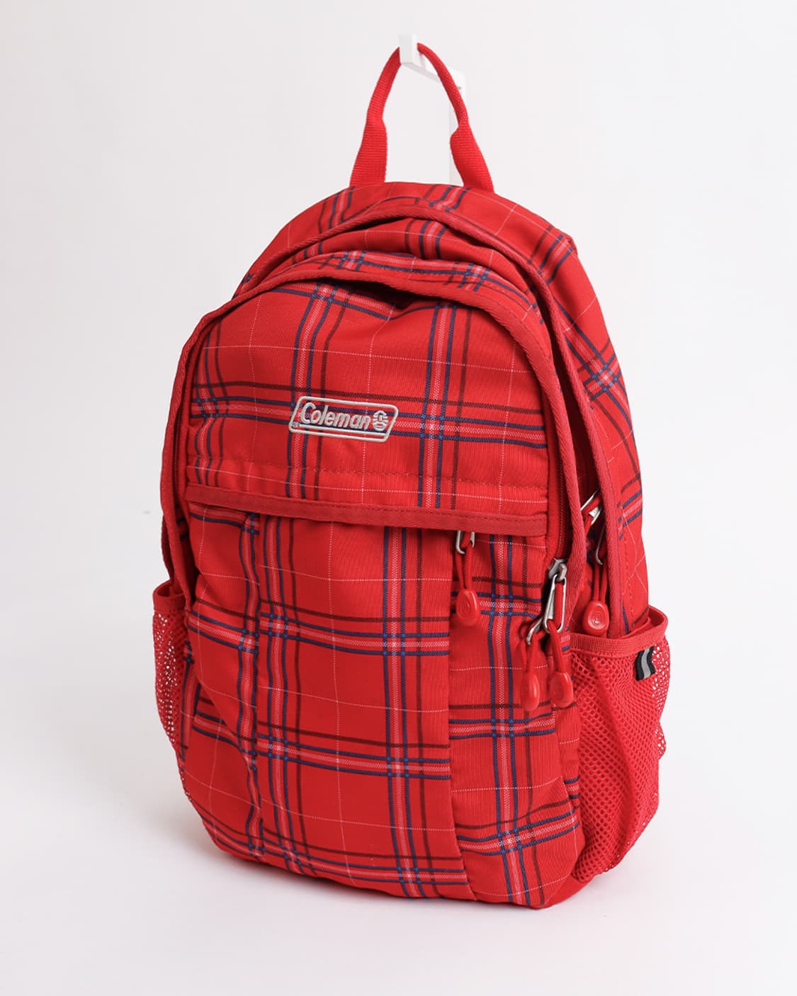 [COLEMAN] 레드 체크 나일론 미니 백팩 상품이미지6