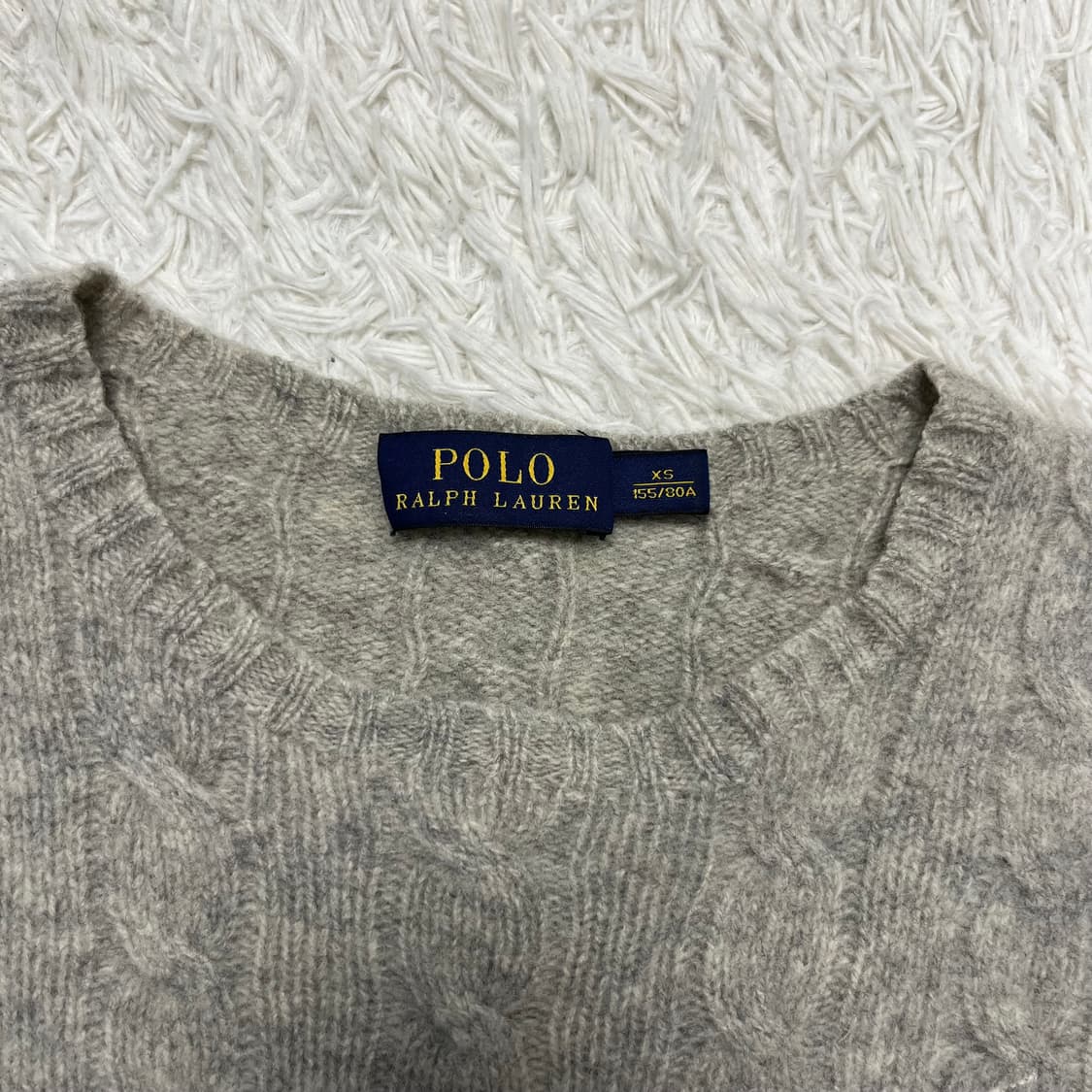 Polo Ralph Lauren grey wool knit 상품이미지6