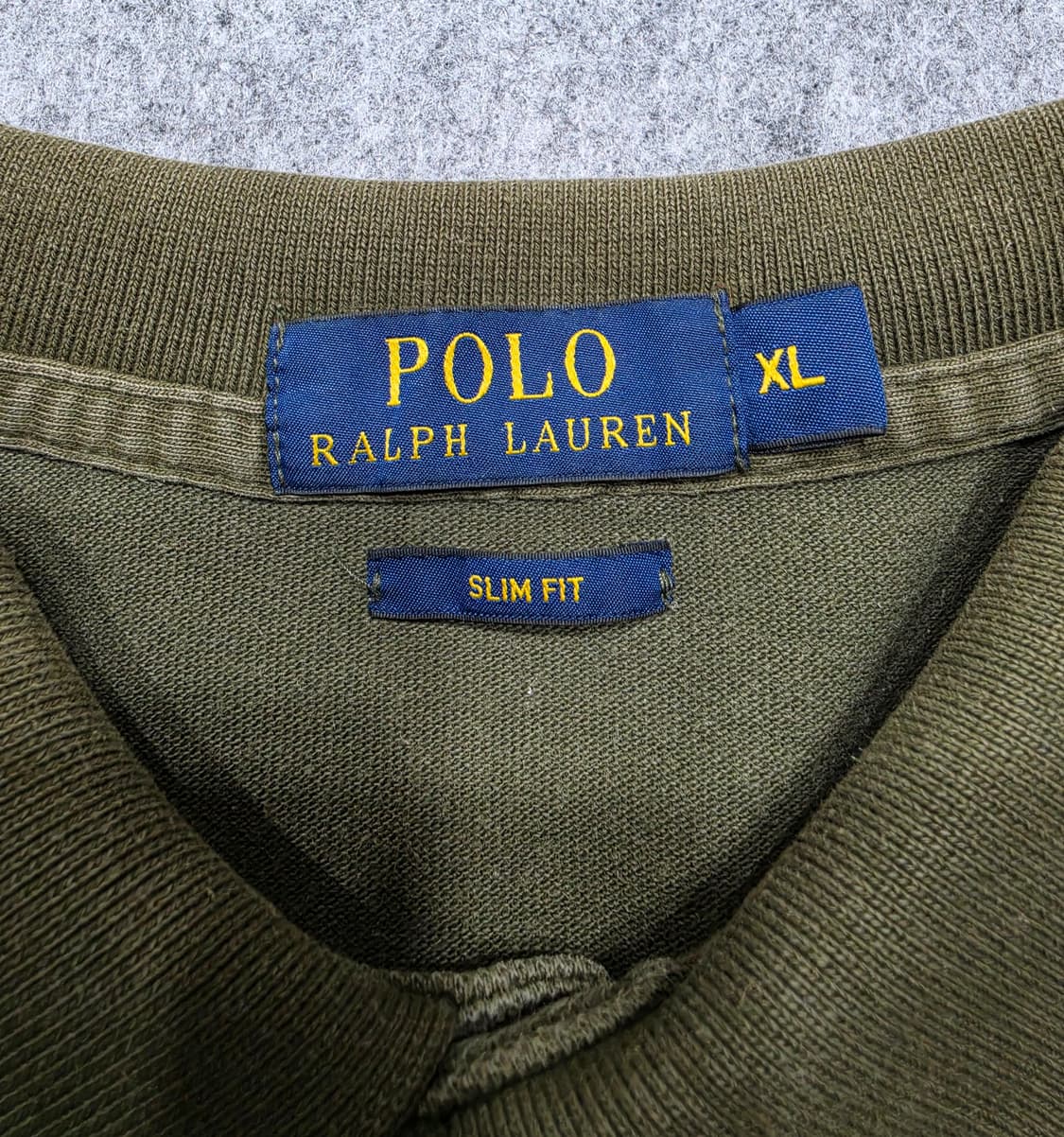 폴로 랄프로렌 빅포니 슬림핏 Pk 카라 반팔티 XL 상품이미지6