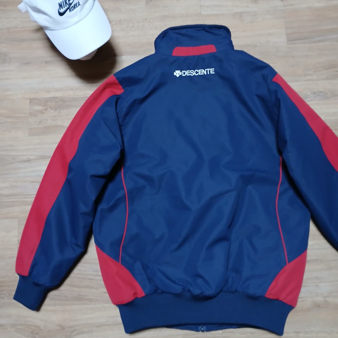 데상트 야구 점퍼 자켓 누빔 패딩 상태좋음 상품이미지5