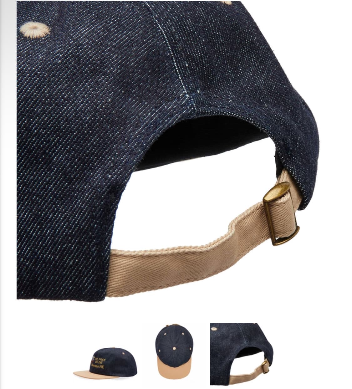Manresa Men's Denim Free 6 Panel Cap 데님 상품이미지3