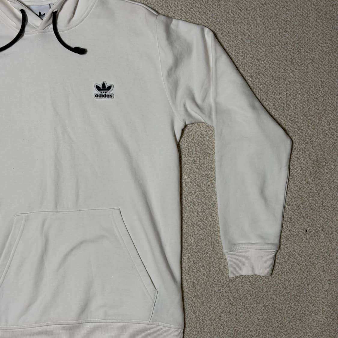 아디다스 XL ac 와펜 후드티 화이트 상품이미지4