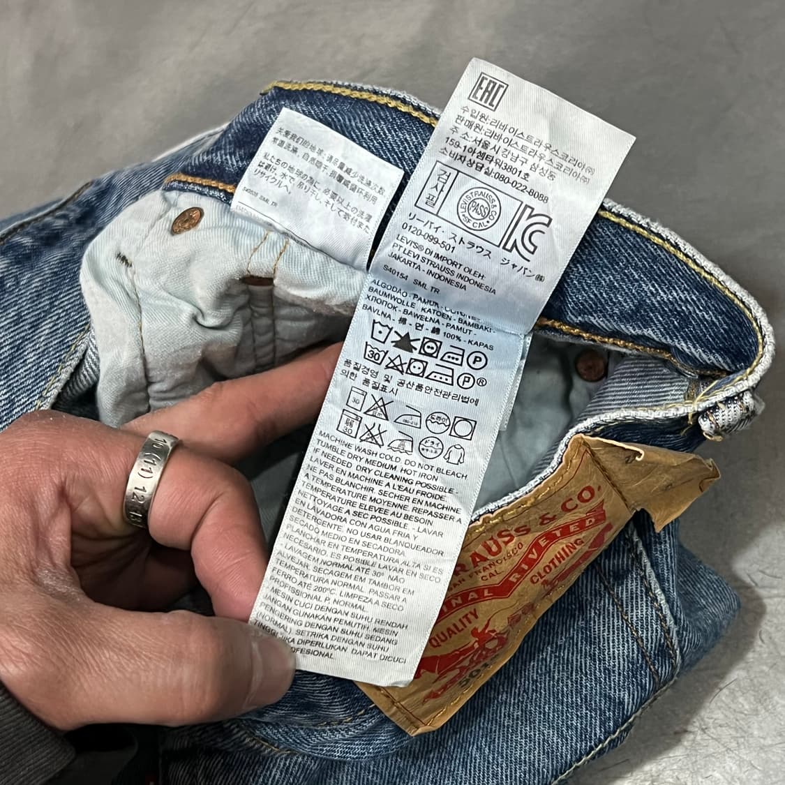  00s 리바이스 501 데님팬츠 y15456 상품이미지9