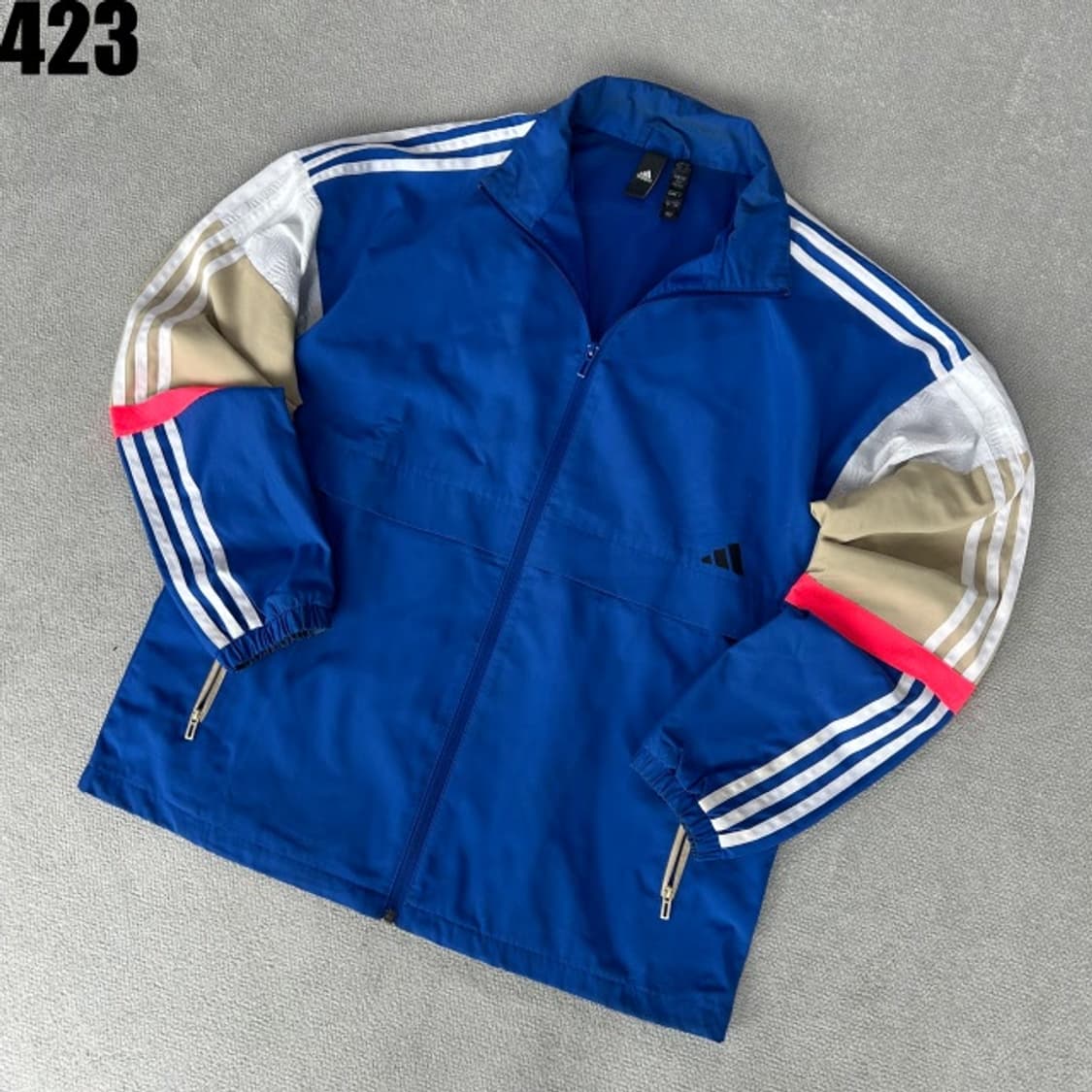 아디다스 컬러블록 바람막이 자켓 L 상품이미지1