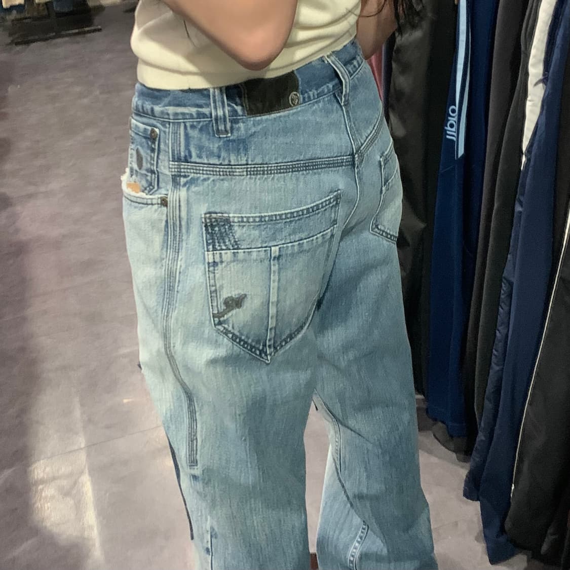 [IM] ROCAWEAR 패치워크 데님 팬츠 상품이미지7