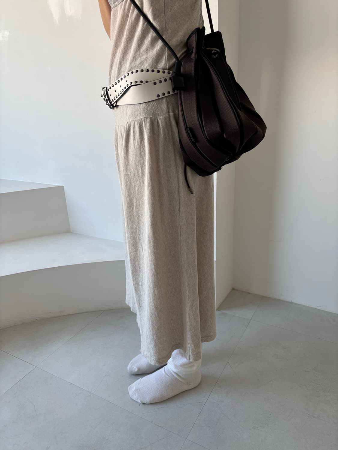 이세이미야케 Brown 버킷 bag 상품이미지2