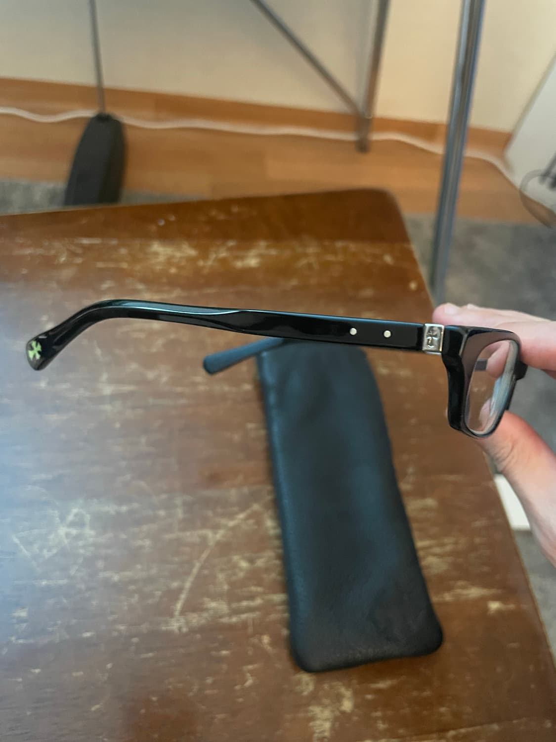 크롬하츠 안경 스틸베이비 블랙 상품이미지3