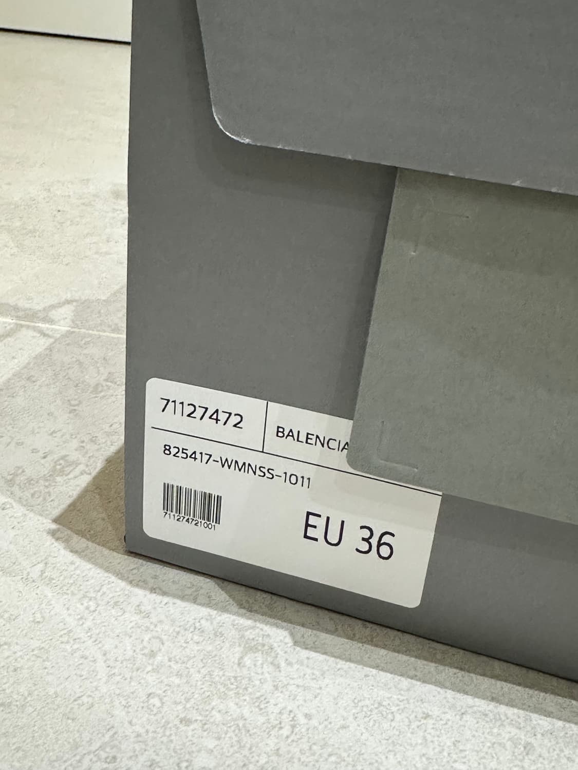 (36) 발렌시아가 먼데이슈즈 라이트그레이 상품이미지4