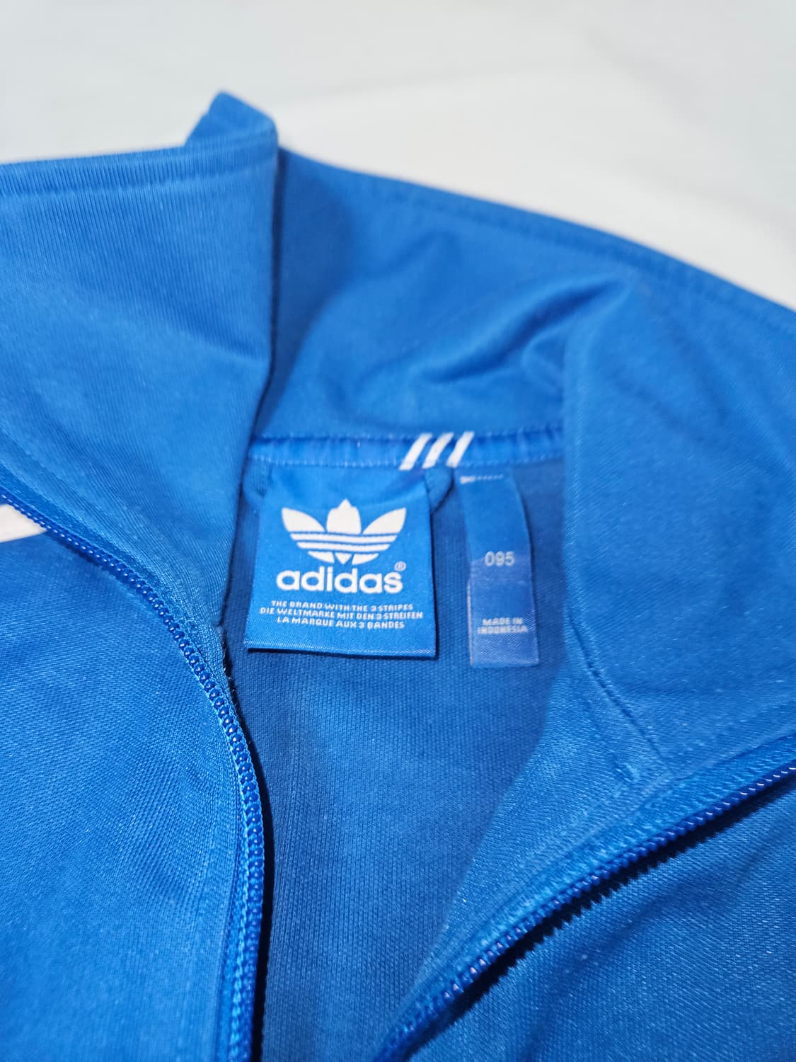 아디다스 올드스쿨 구 유로파져지 트랙탑 자켓 빈티지 블루베리 우먼스 95 상품이미지3