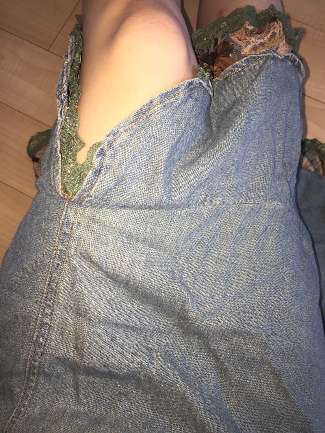 빈티지 워싱데님스커트 상품이미지5