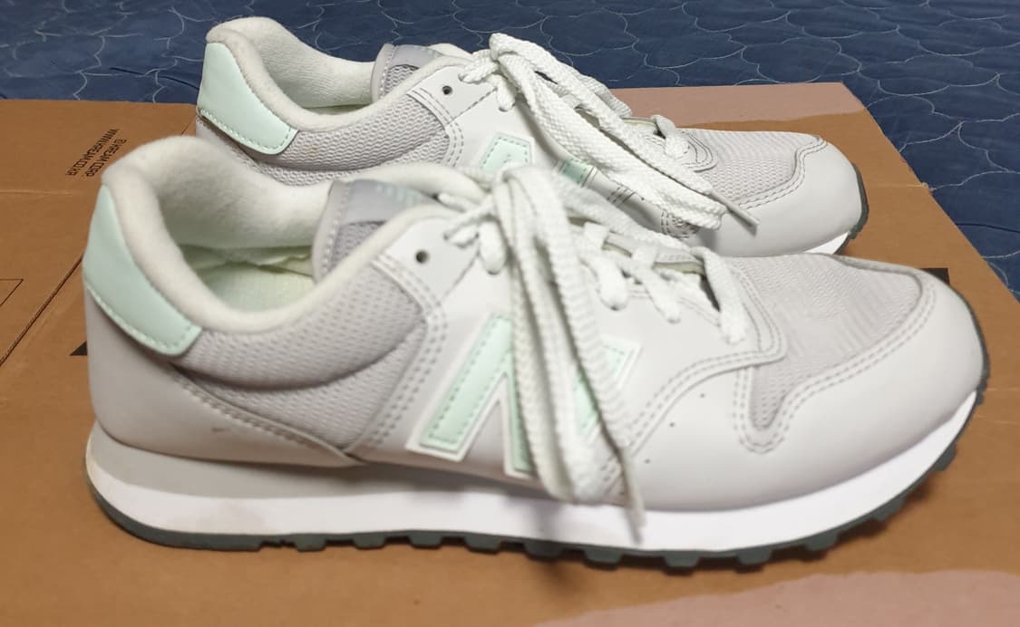 뉴발란스 500 클래식 스니커즈 라이트그레이&민트 (250) 상품이미지1