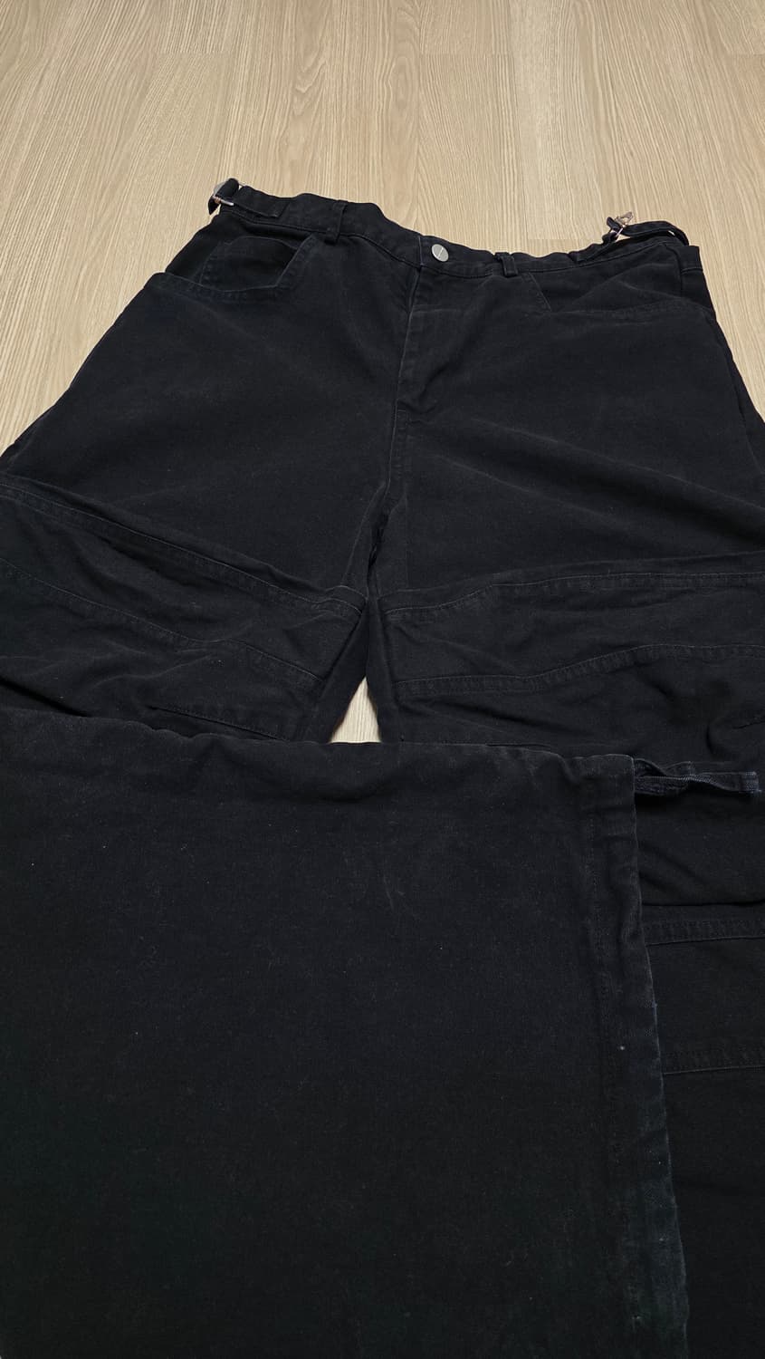 2) 로어링라드 니팬츠 블랙 상품이미지2