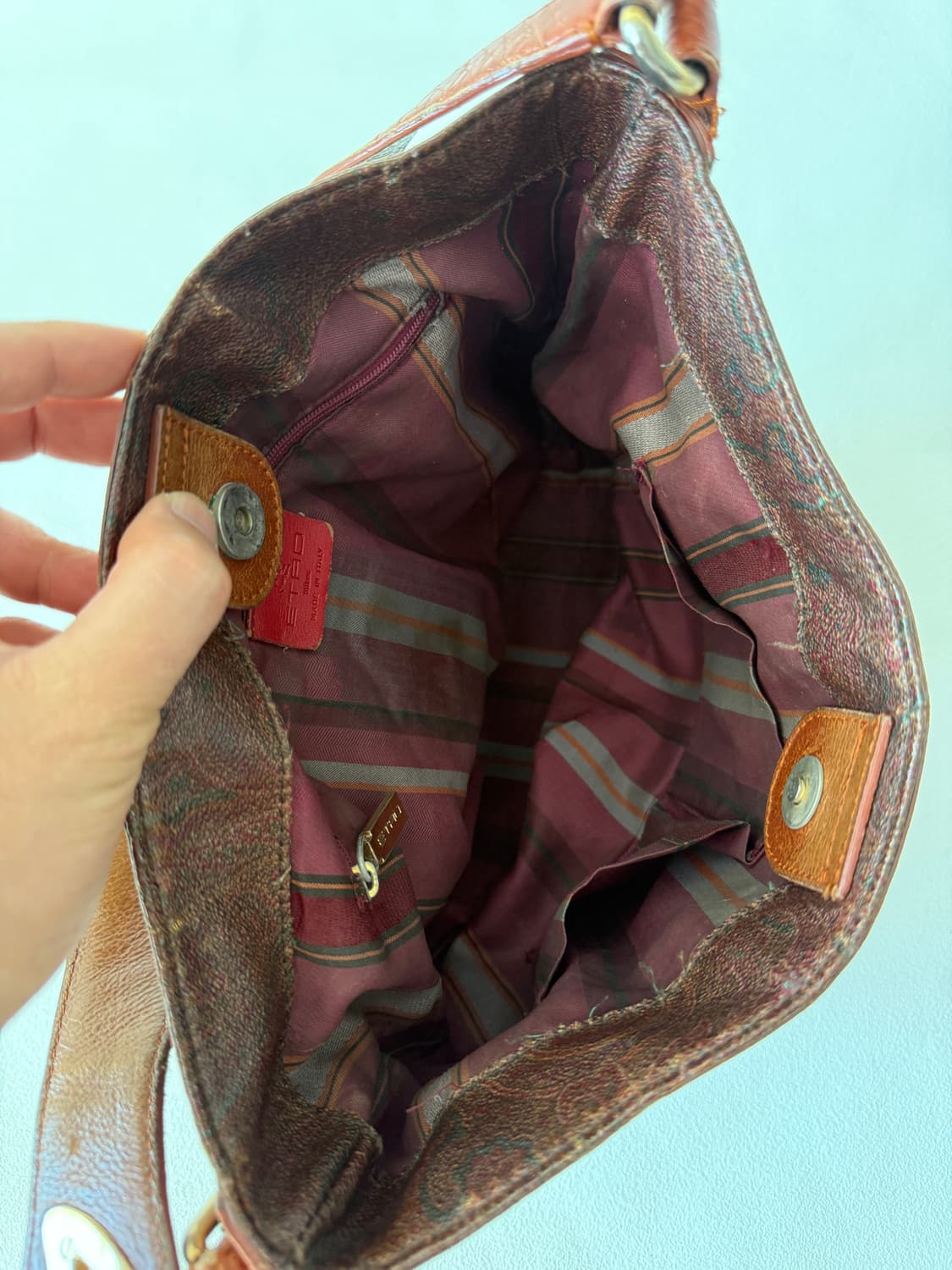 에트로(ETRO) 레더 숄더백(ITALY) 상품이미지9