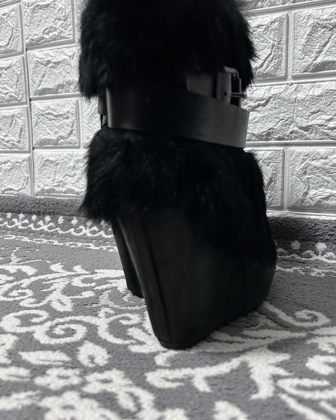 Ash 아쉬 시어링 웨지 하네스 부츠 상품이미지4