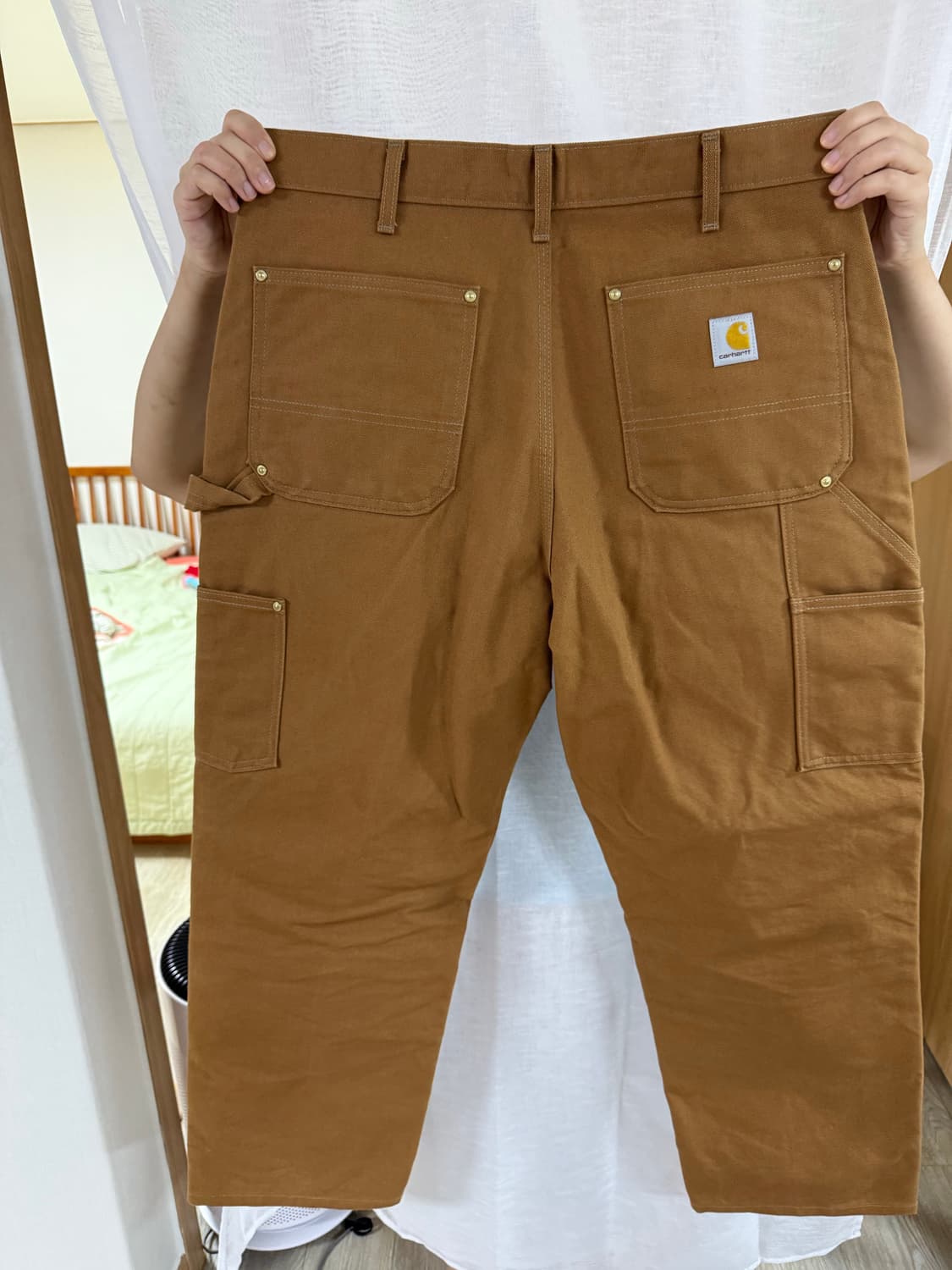 칼하트 더블니 브라운 팬츠 34 상품이미지2