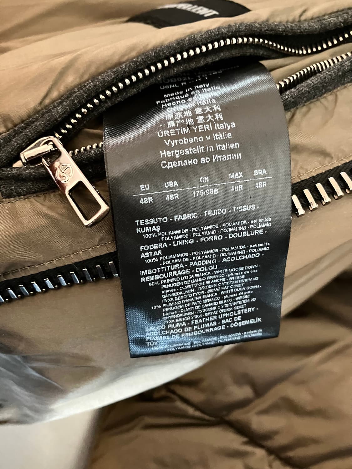 조르지오 아르마니 구스다운 패딩 상품이미지9