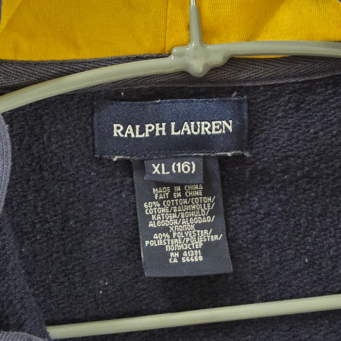 랄프로렌 키즈 네이비 후드집업 XL(16) 상품이미지4