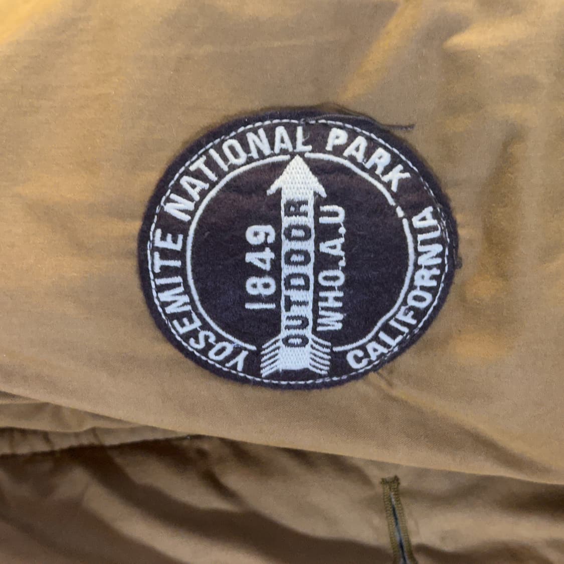 후아유 캘리포니아 빈티지 야상 패딩 M 카멜 허리끈조절 가능 상품이미지7