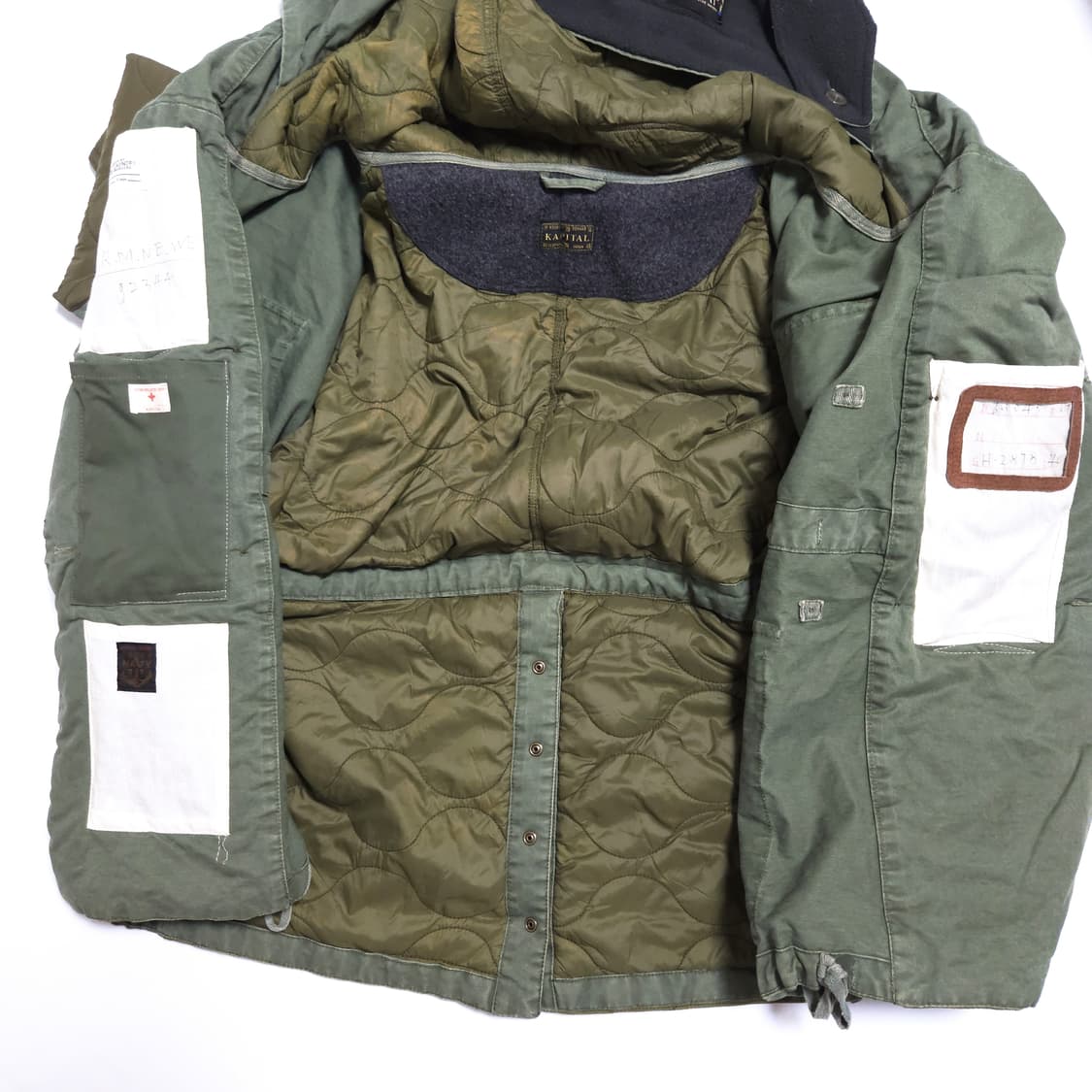 캐피탈 컨트리 저니 리메이크 퀄팅 비부악 링코트 상품이미지4