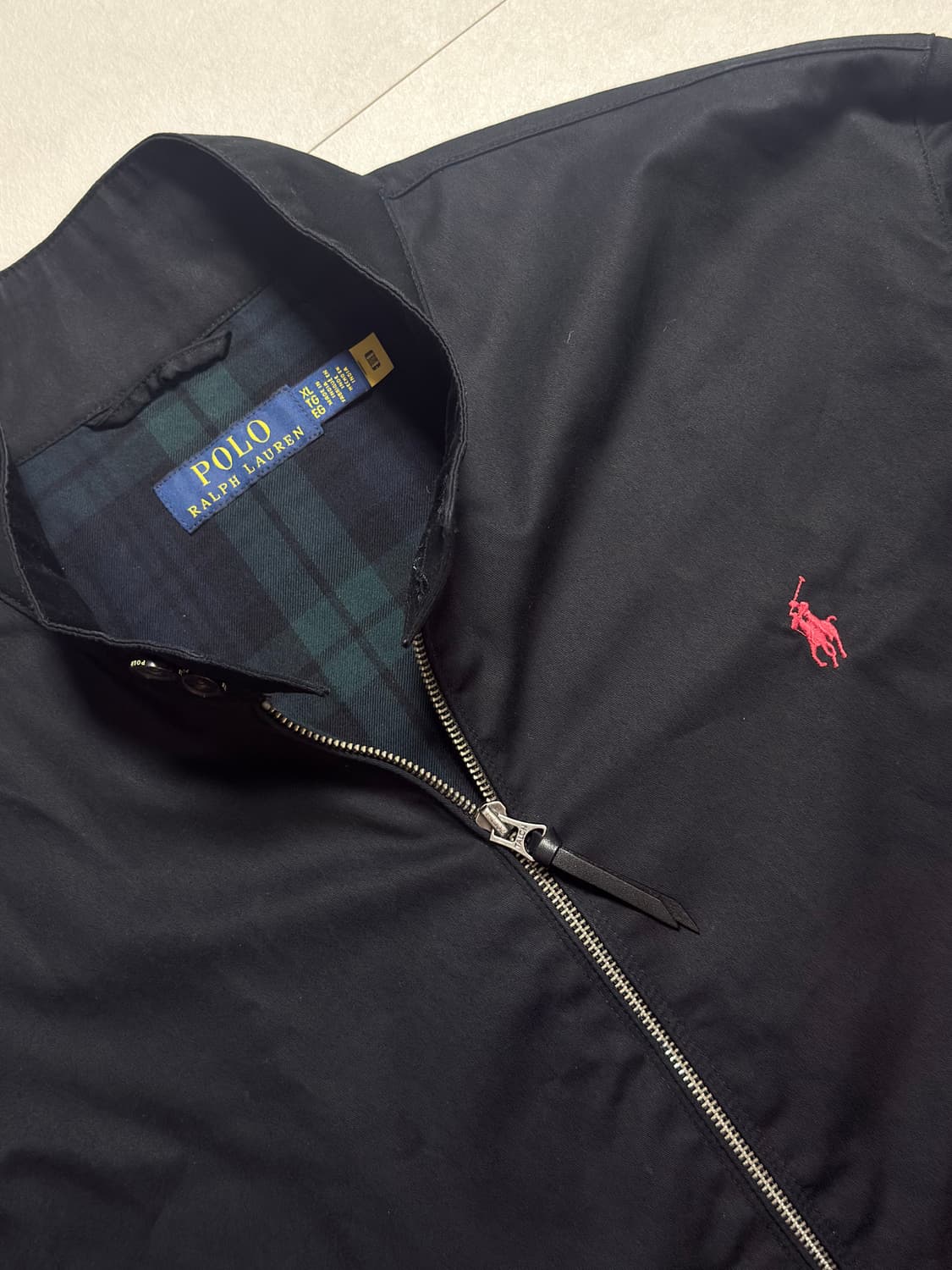 폴로랄프로렌 바라쿠다 바이스윙 해링턴자켓 블랙  XL 상품이미지1