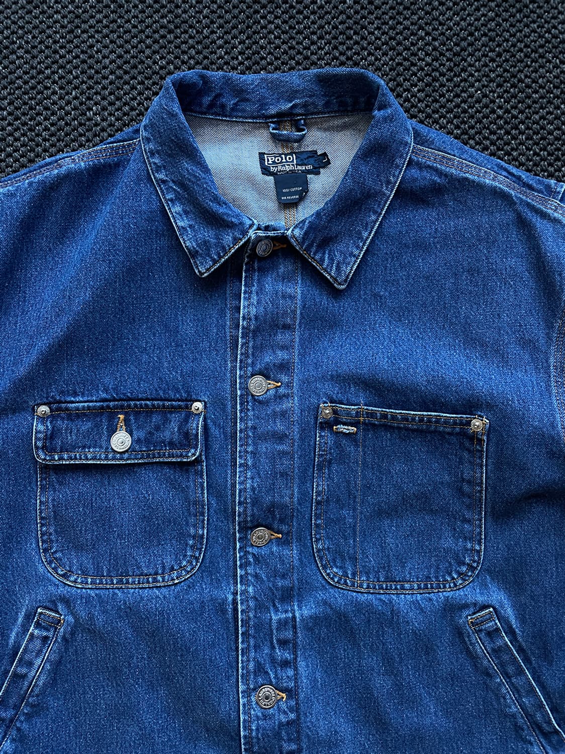USA 폴로 던가리 데님 트러커 자켓 상품이미지5