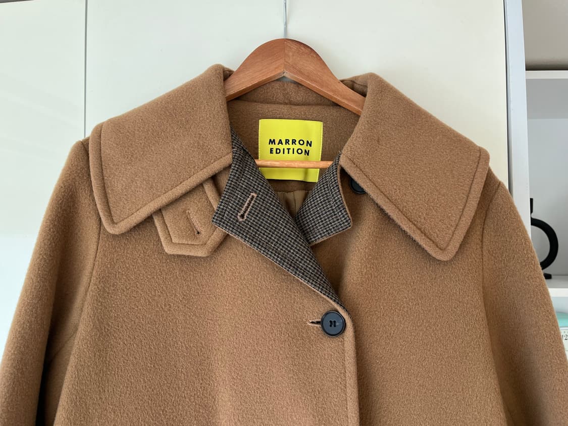 마론에디션 울 트렌치 코트(카멜) 상품이미지4
