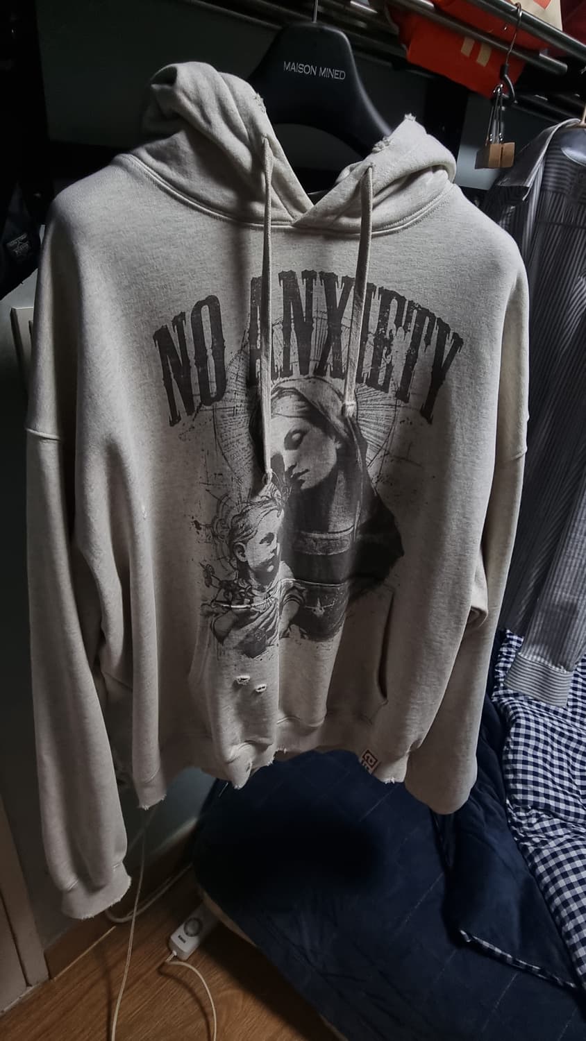 엑스트라오디너리 NO ANXIETY 후드티 L 상품이미지1