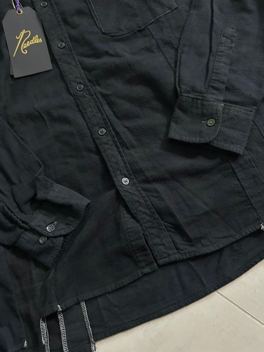 WIDE SHIRT W/H 7컷 와이드 후드티 상품이미지6