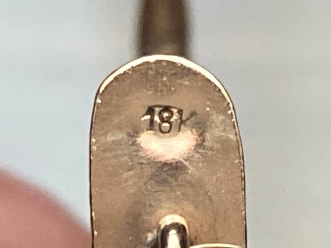 타이거 클로 18k 펜던트 목걸이 판매합니다. 상품이미지9