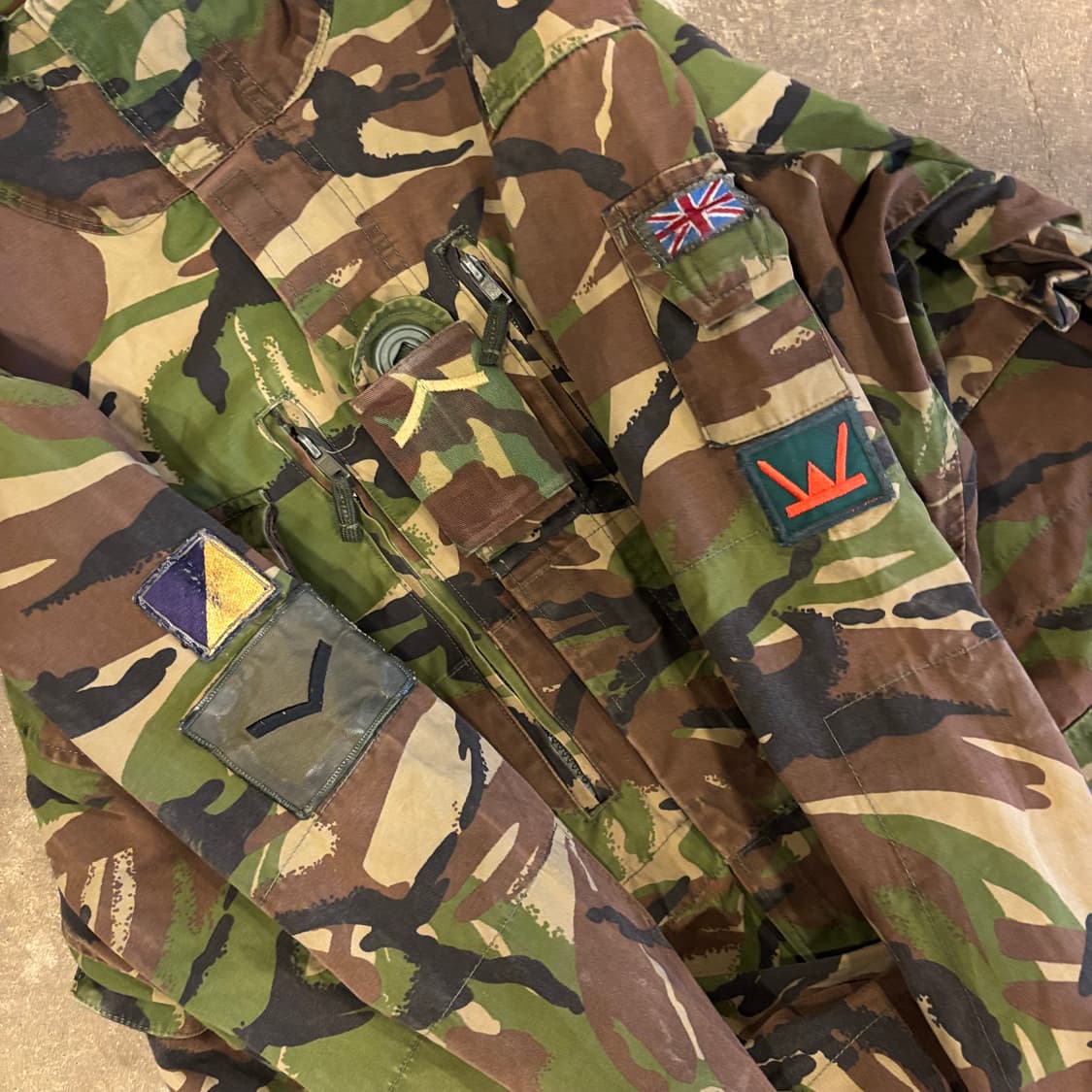 영국군 dpfm 카모 스모크 컴벳 자켓 상품이미지7