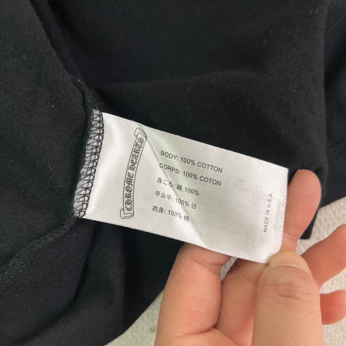 100 크롬하츠 홀스슈 롱슬리브 티셔츠 상품이미지8