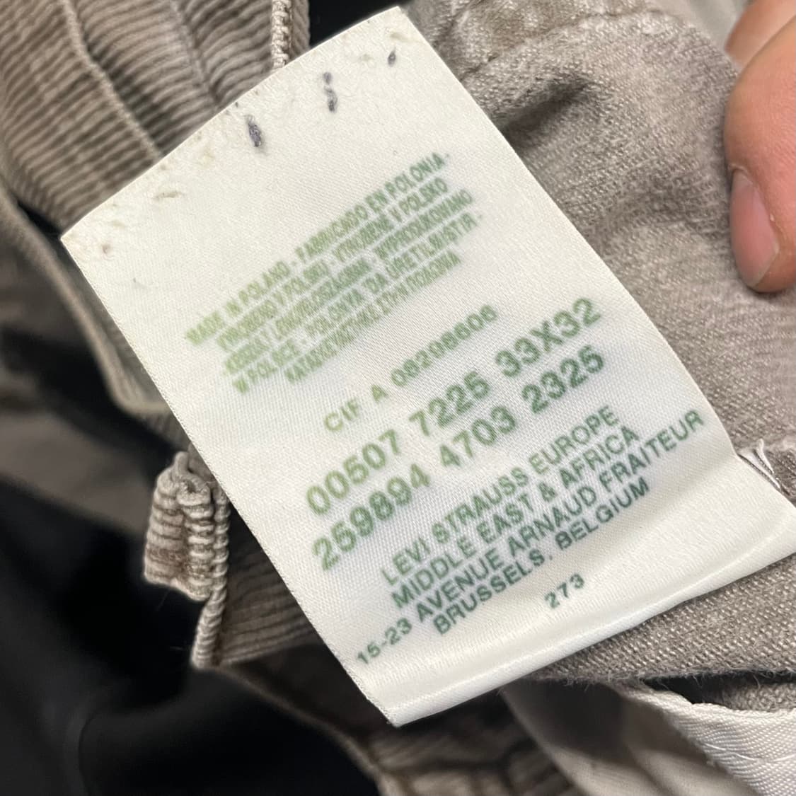 00s Levis507 코듀로이 부츠컷 (33”) 상품이미지7