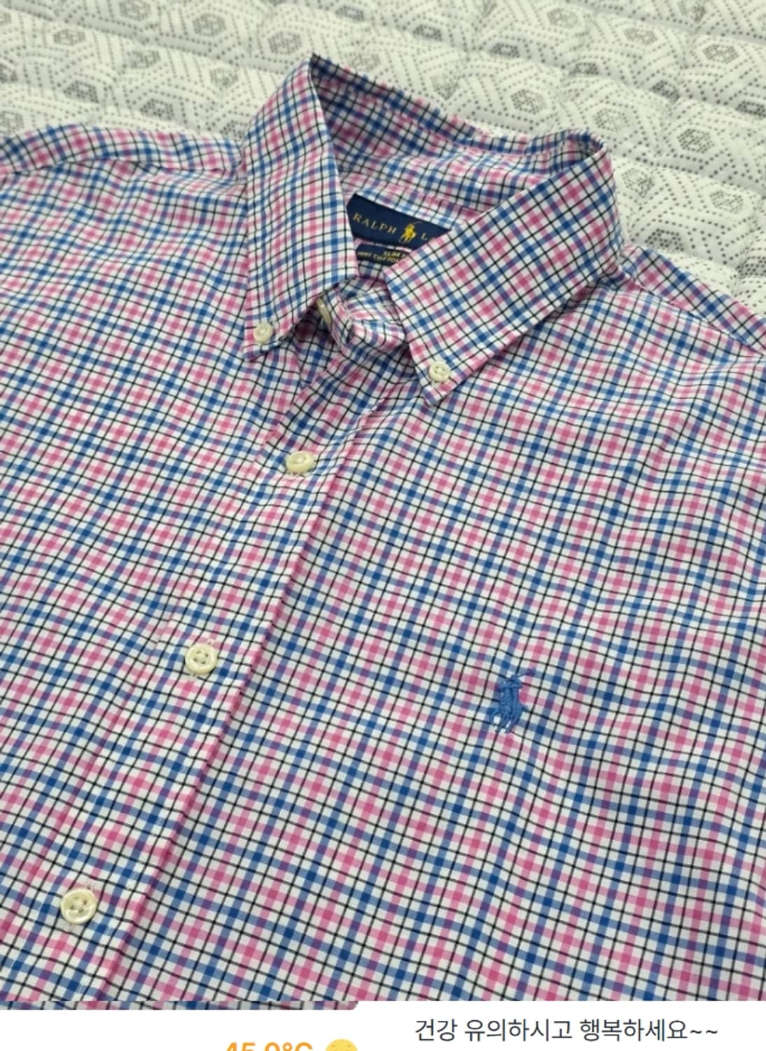 폴로 깅엄 셔츠 95 상품이미지3