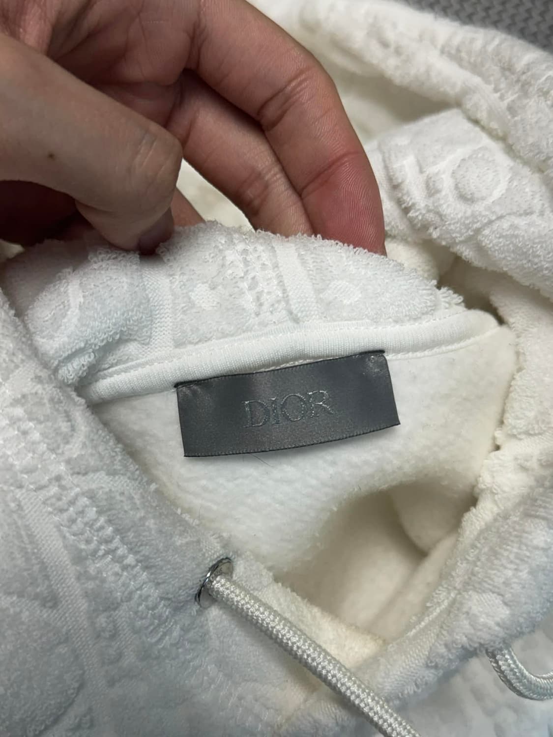 디올 오블리크 테리 후드티 상품이미지7