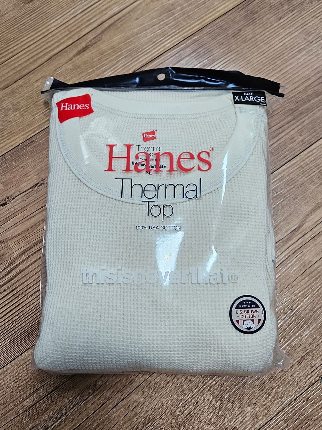 [교환 XL->L]디스이즈네버댓 헤인즈 써멀탑 교환 원합니다 상품이미지1