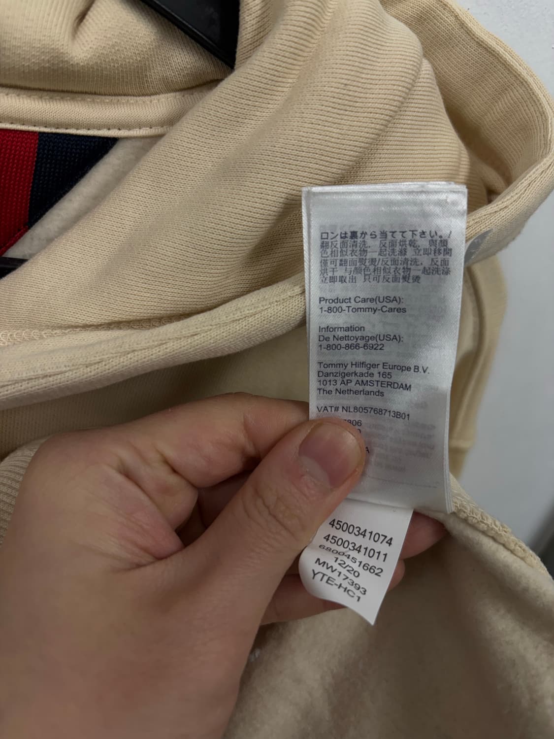 타미힐피거 후드티m 상품이미지6