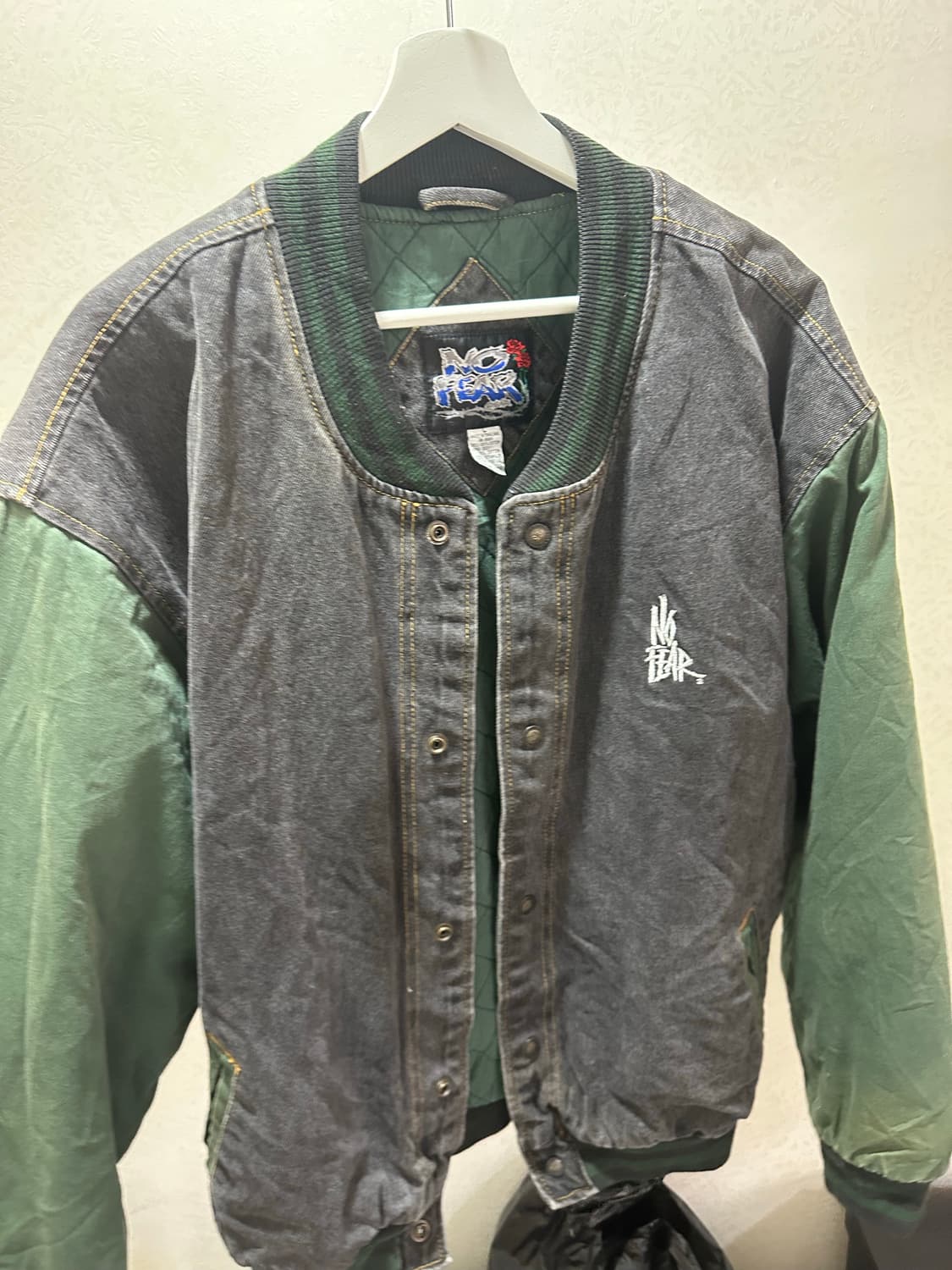 No fear 워크자켓 L 그린블랙 상품이미지1