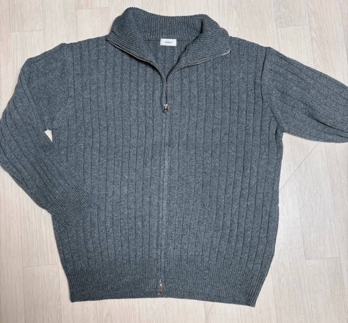 새제품 브아빗 집업가디건 니트 울 가디건 상품이미지1