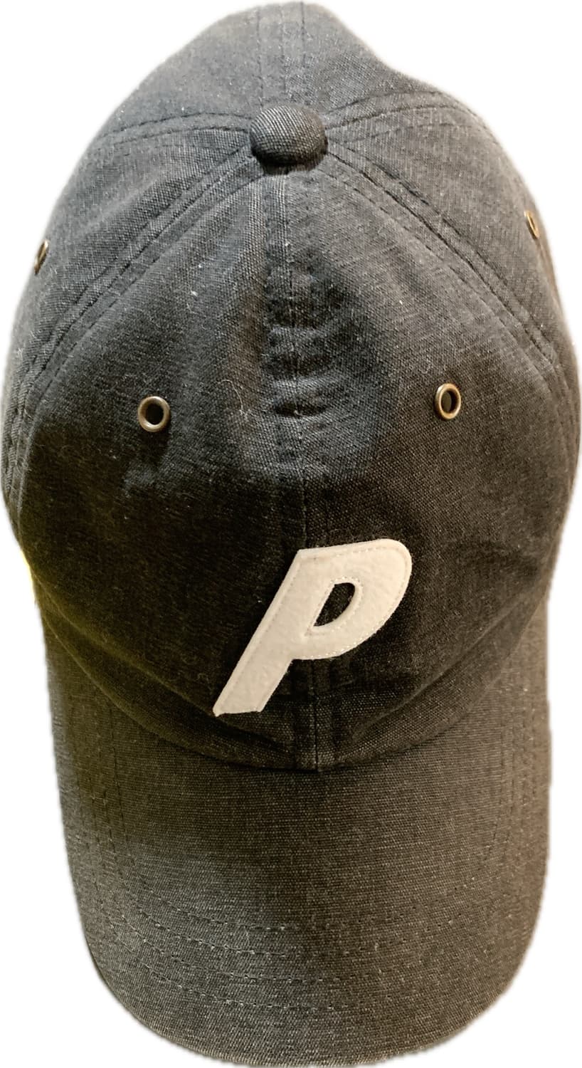 팔라스 캔버스 P 6패널 캡 PALACE 블랙 색상 상품이미지4
