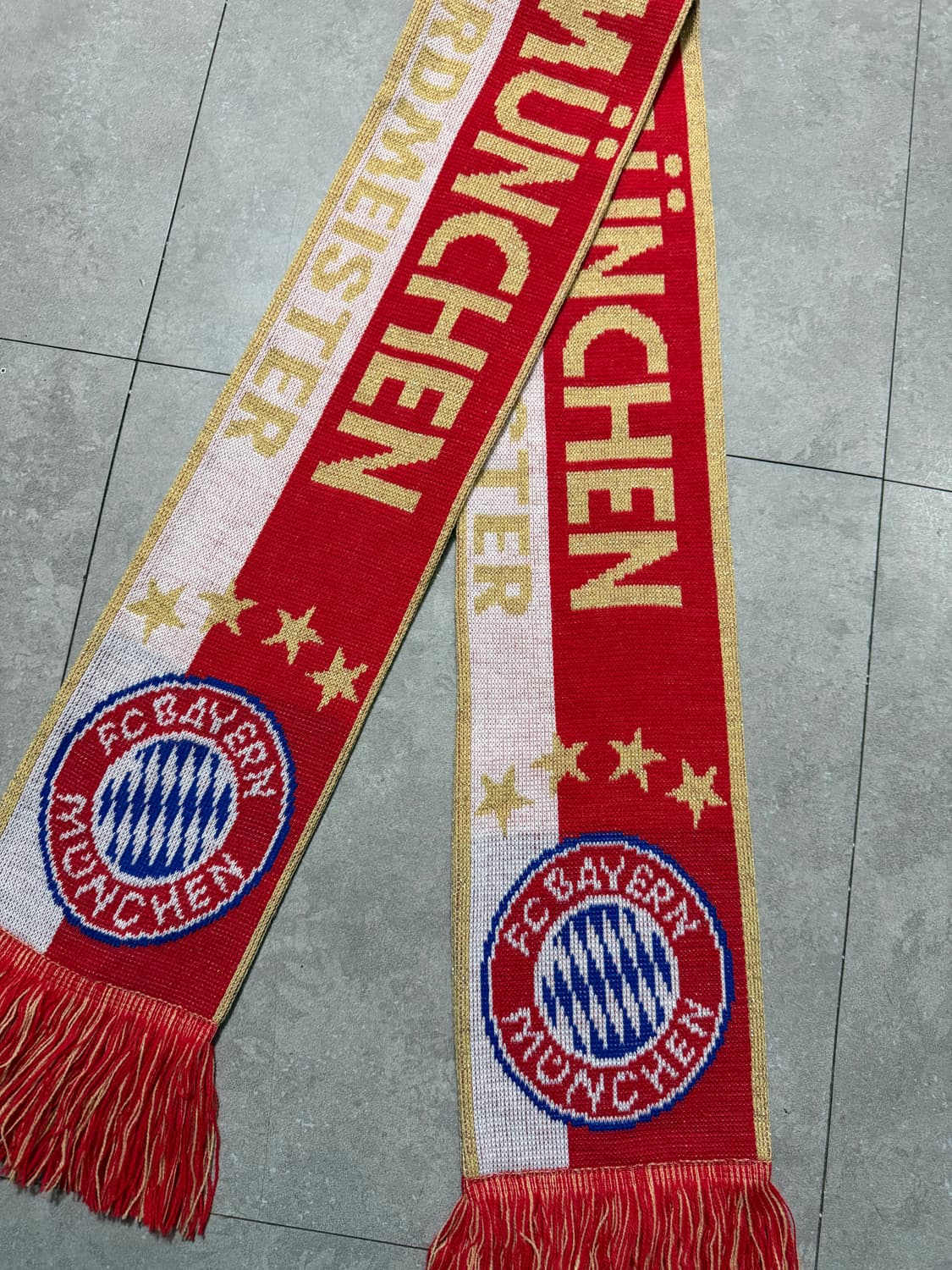 바이에르뮌휀 오리지널 빈티지 로고 머플러  상품이미지2