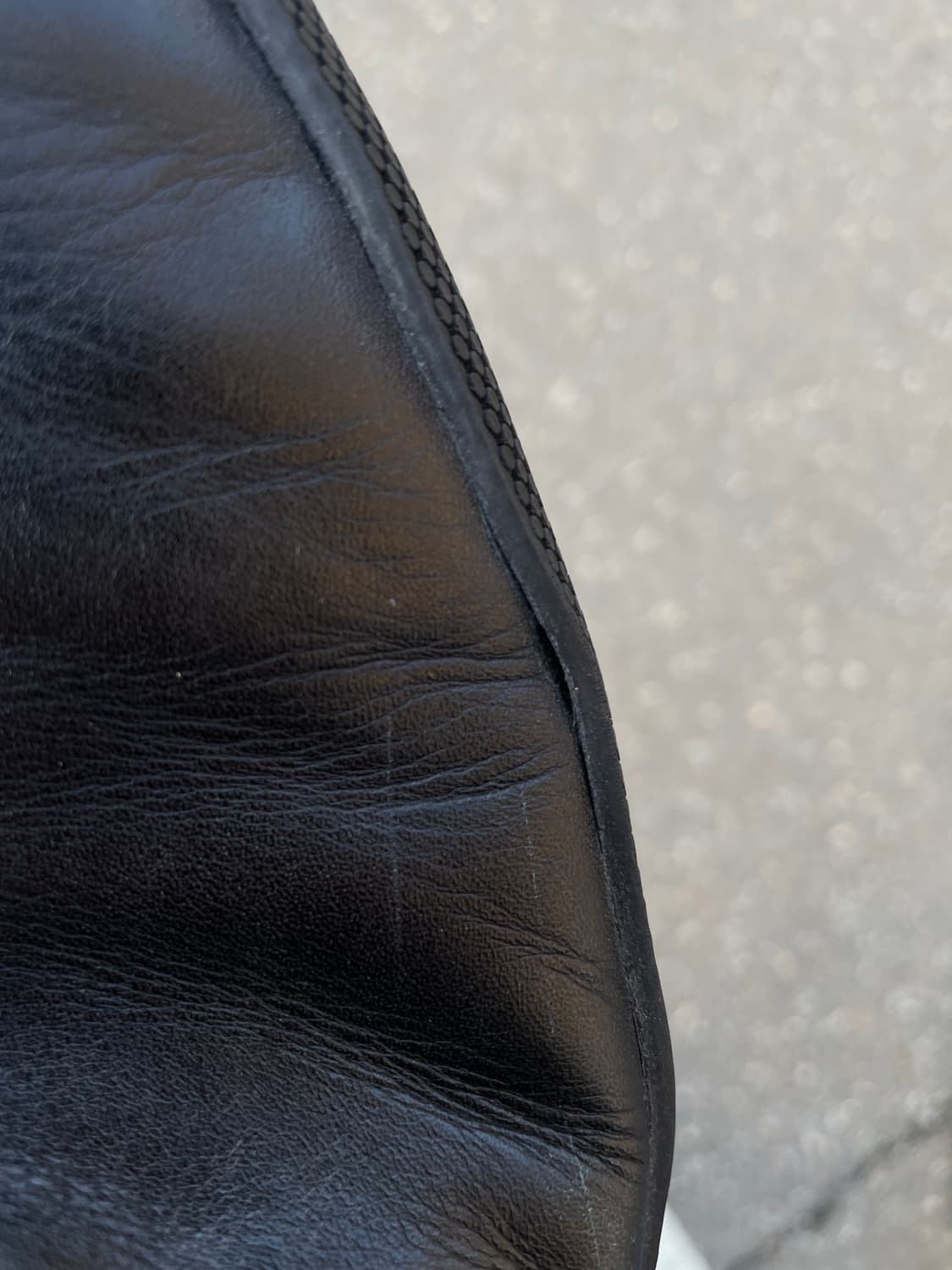 00s Prada All Black Laether Slip-on 상품이미지10