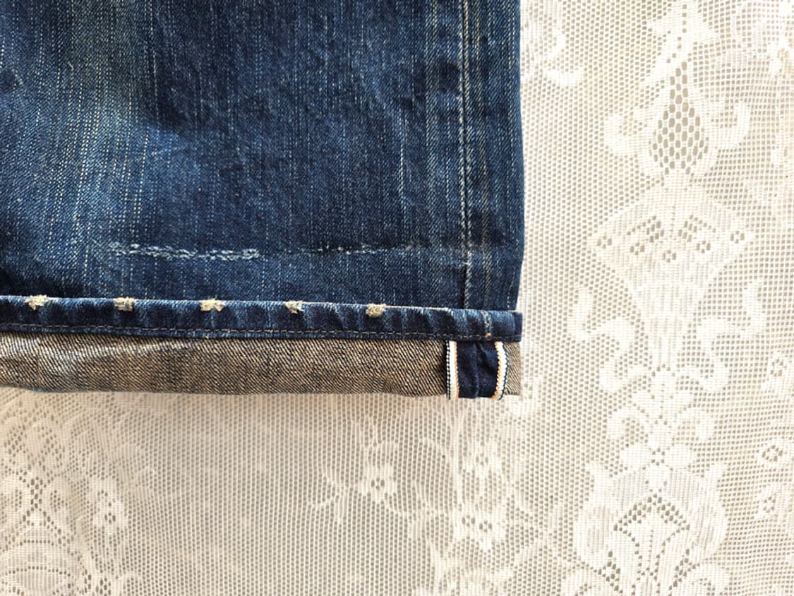 y2k 빅존 브래퍼스 셀비지 부츠컷 상품이미지7