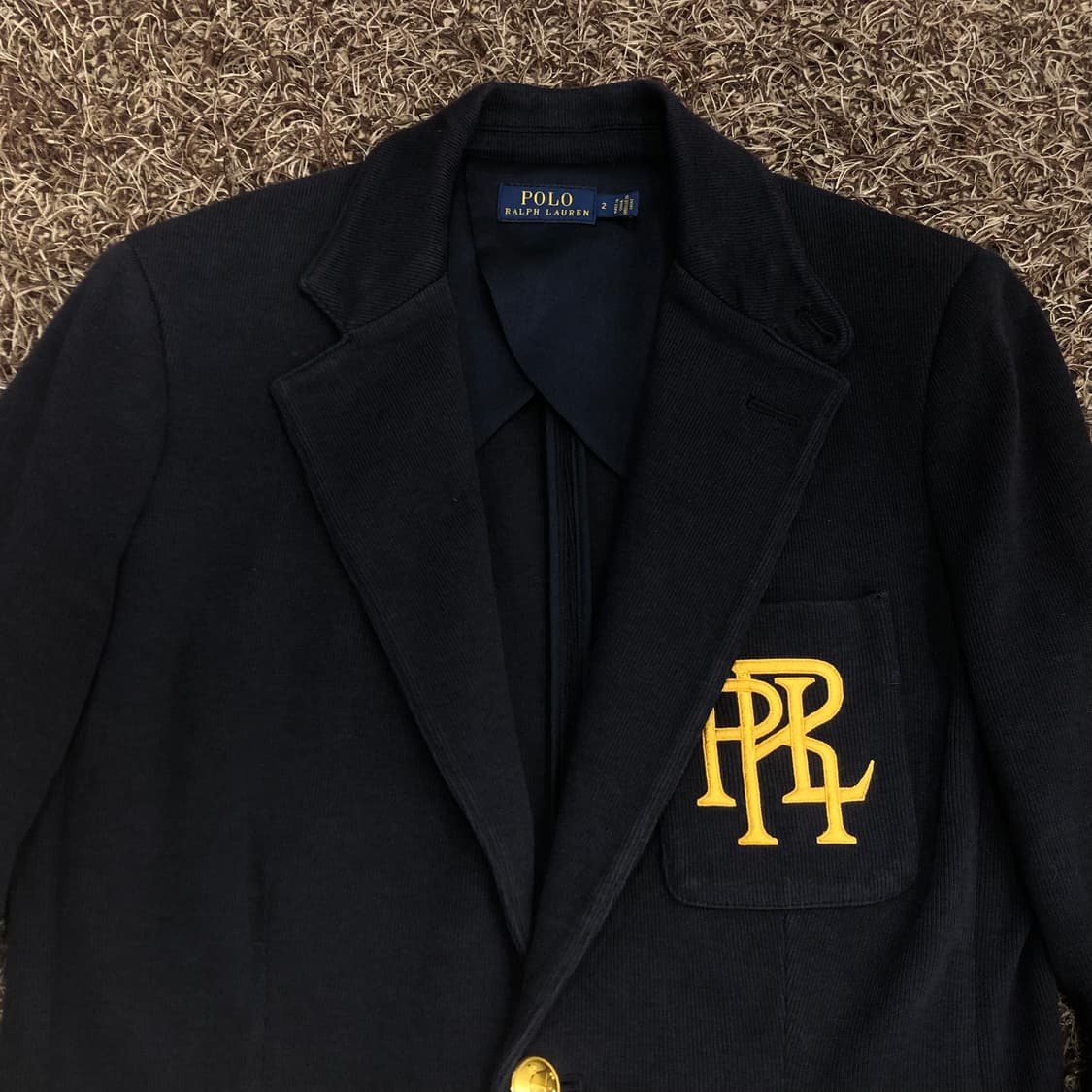 폴로 랄프로렌 금장 니트 블레이저 자켓  상품이미지2