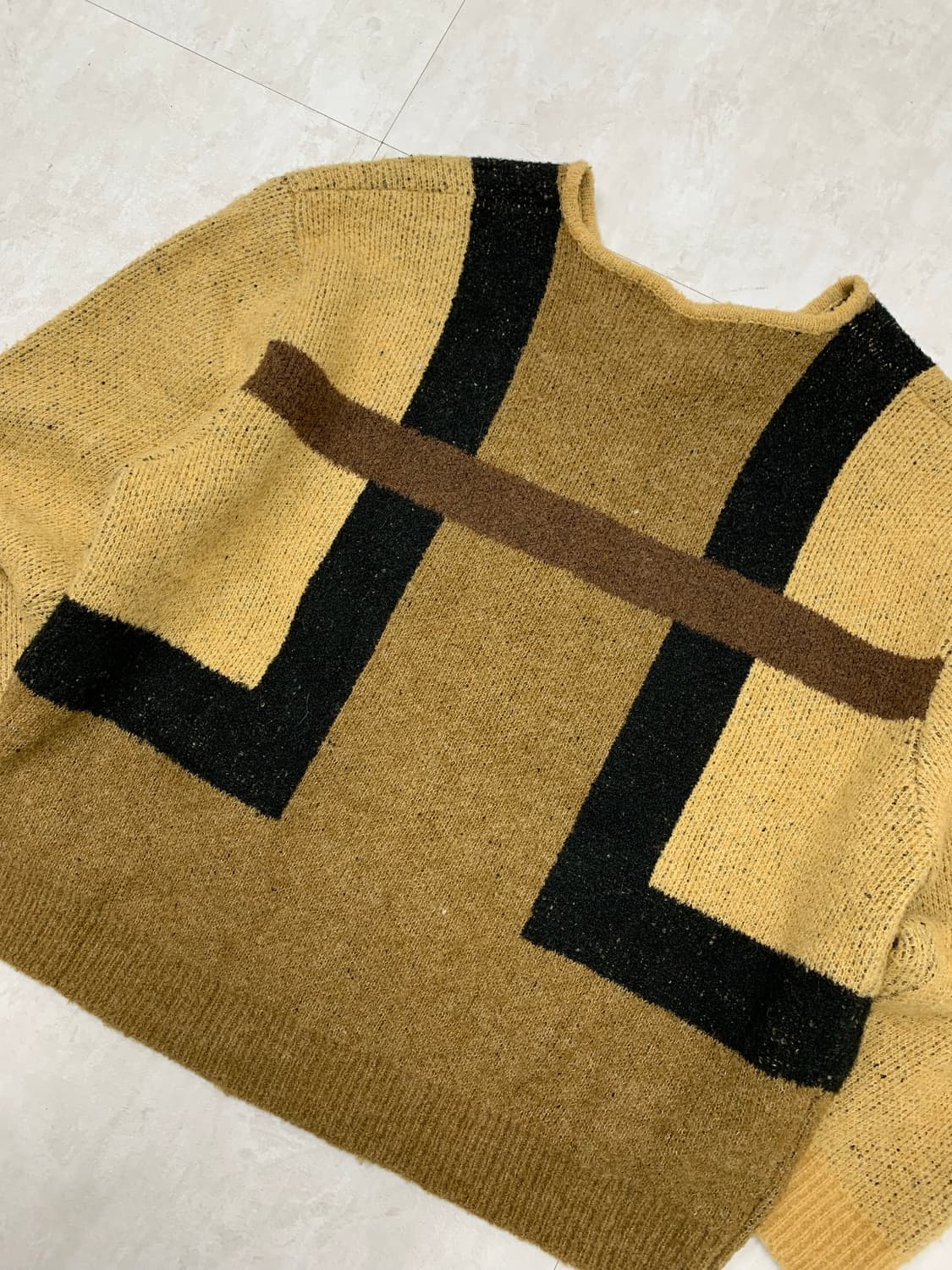 Satur 패턴 니트 가디건 #374 상품이미지6