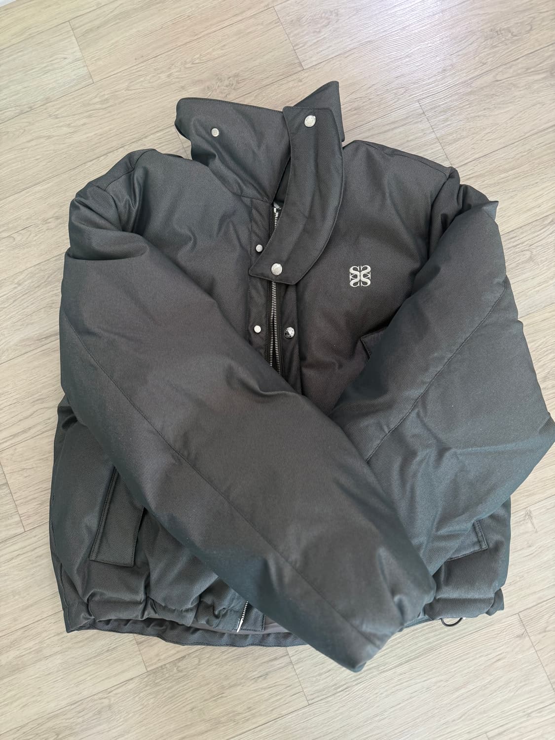 세터 레체 투 톤 덕 다운 패딩 그린 브라운 M 상품이미지1